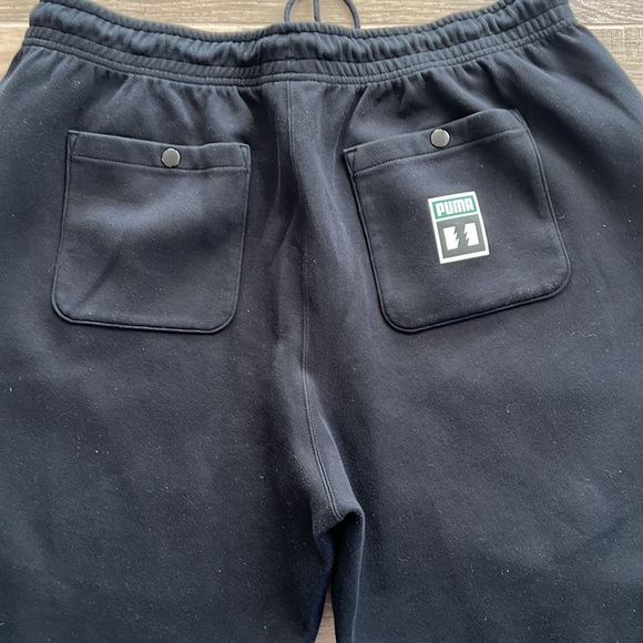 PUMA Men’s Cotton SWEATANTS - black size XL - Picture 3 of 3